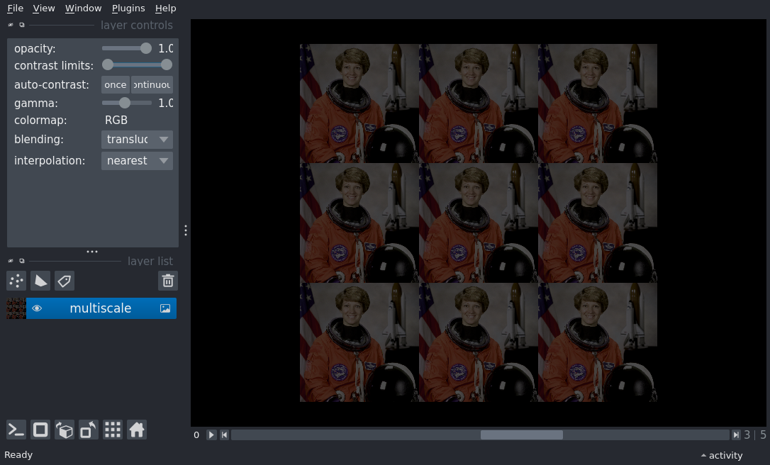 nD multiscale image non uniform