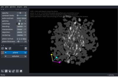 Volume plane rendering