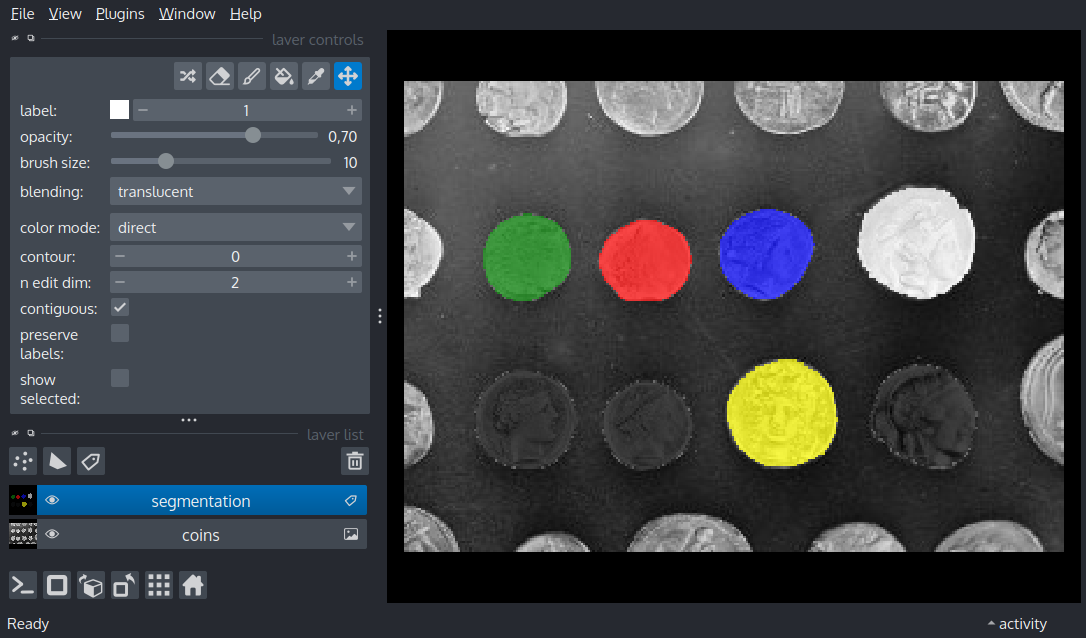 add labels with features