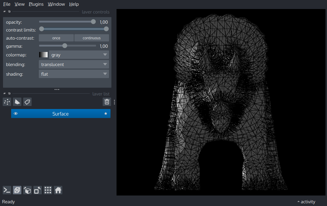 surface normals wireframe