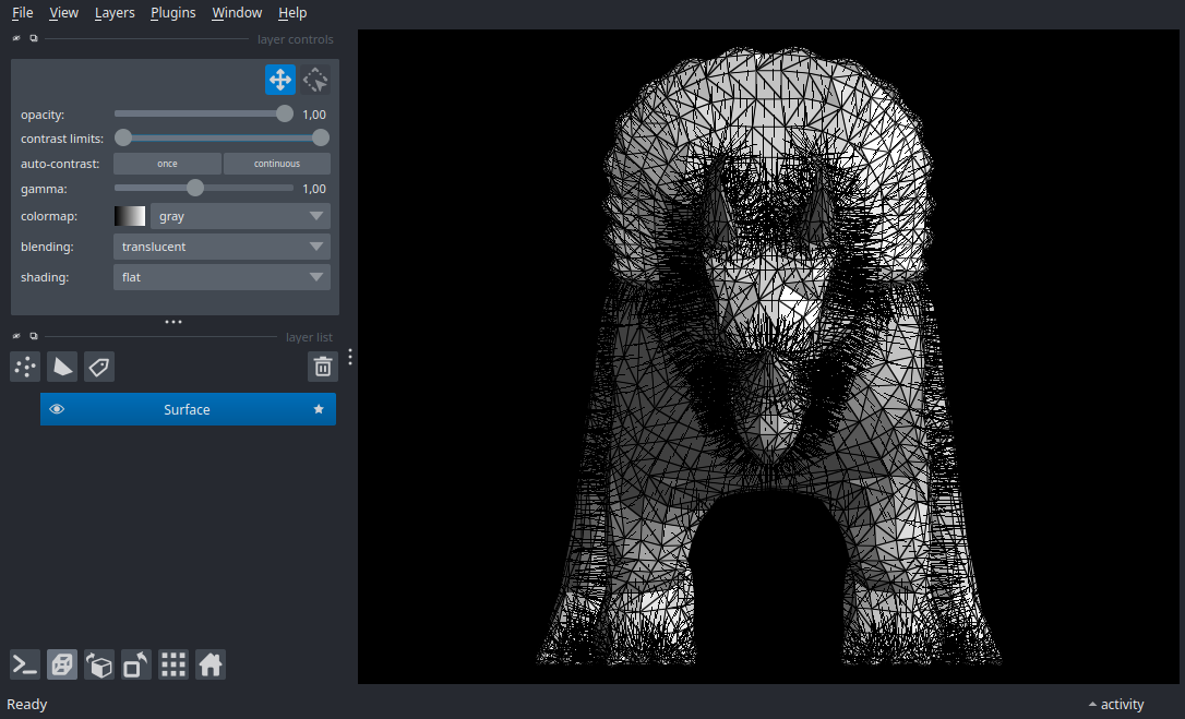 surface normals wireframe