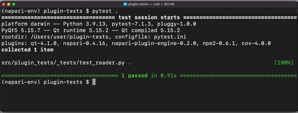 pytest passed