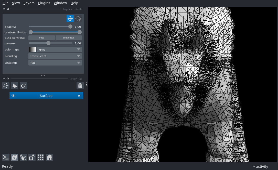 surface normals wireframe