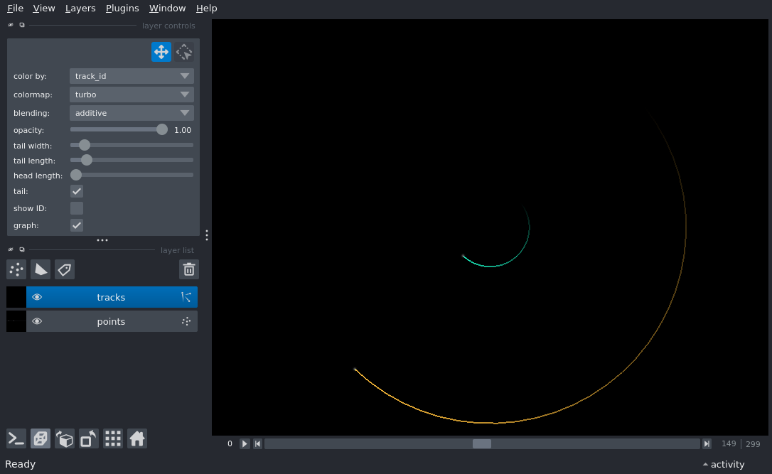 tracks 3d with graph