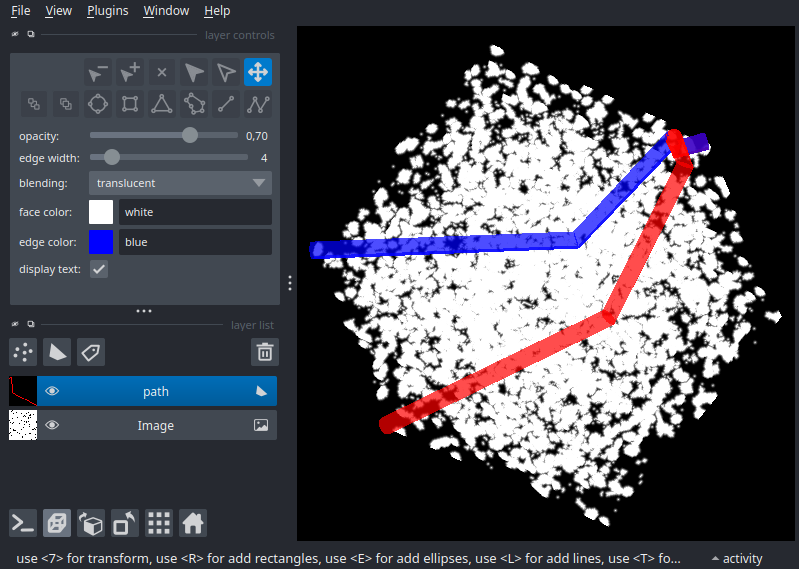 image: 3D paths