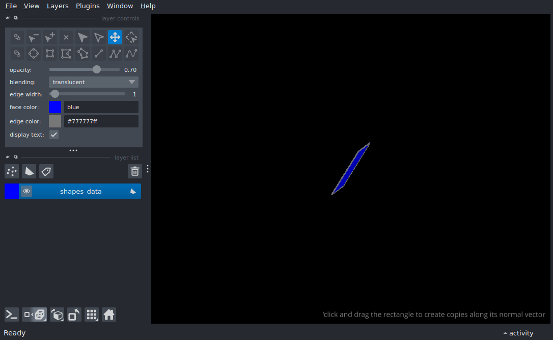 interactive move rectangle 3d