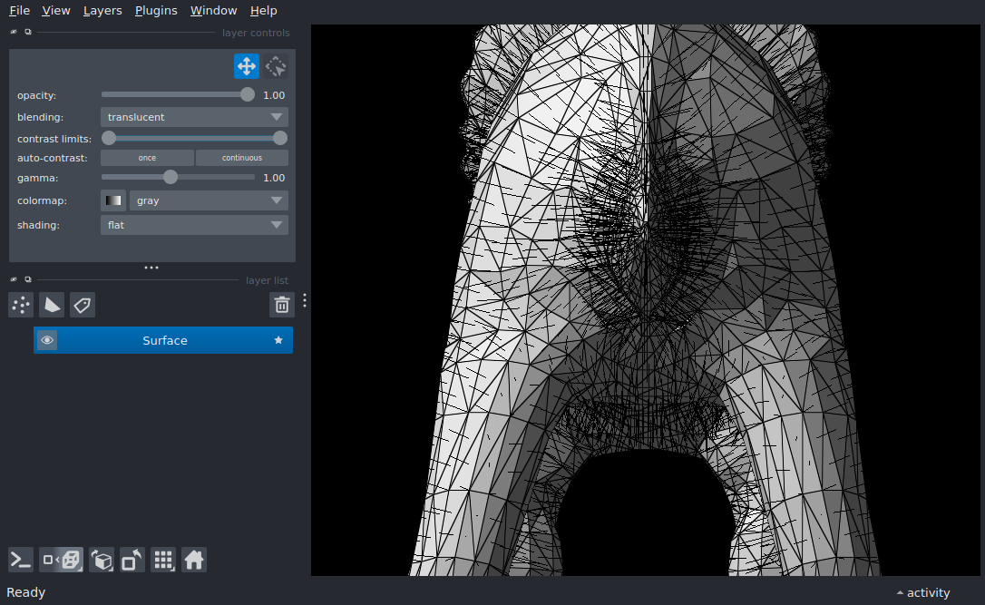 surface normals wireframe