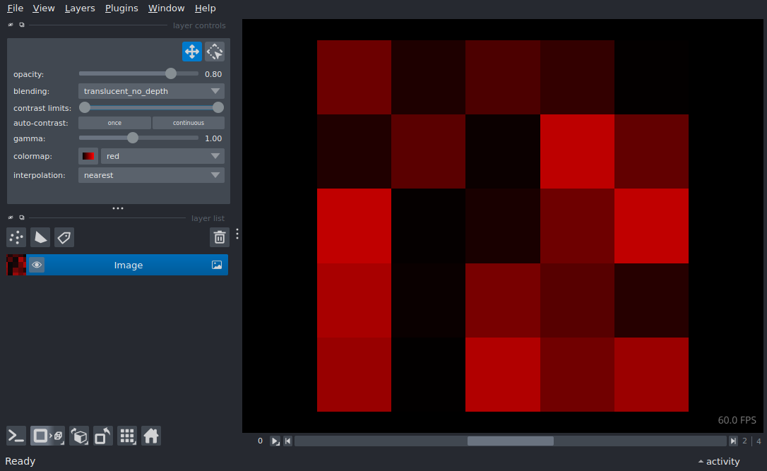 viewer fps label