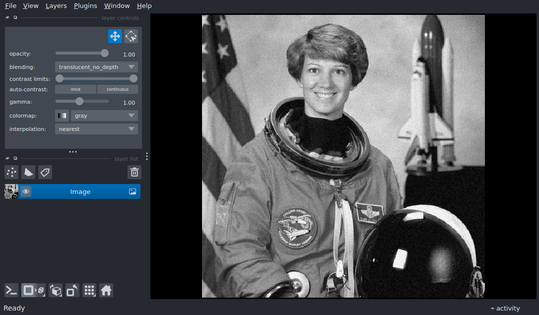 add grayscale image
