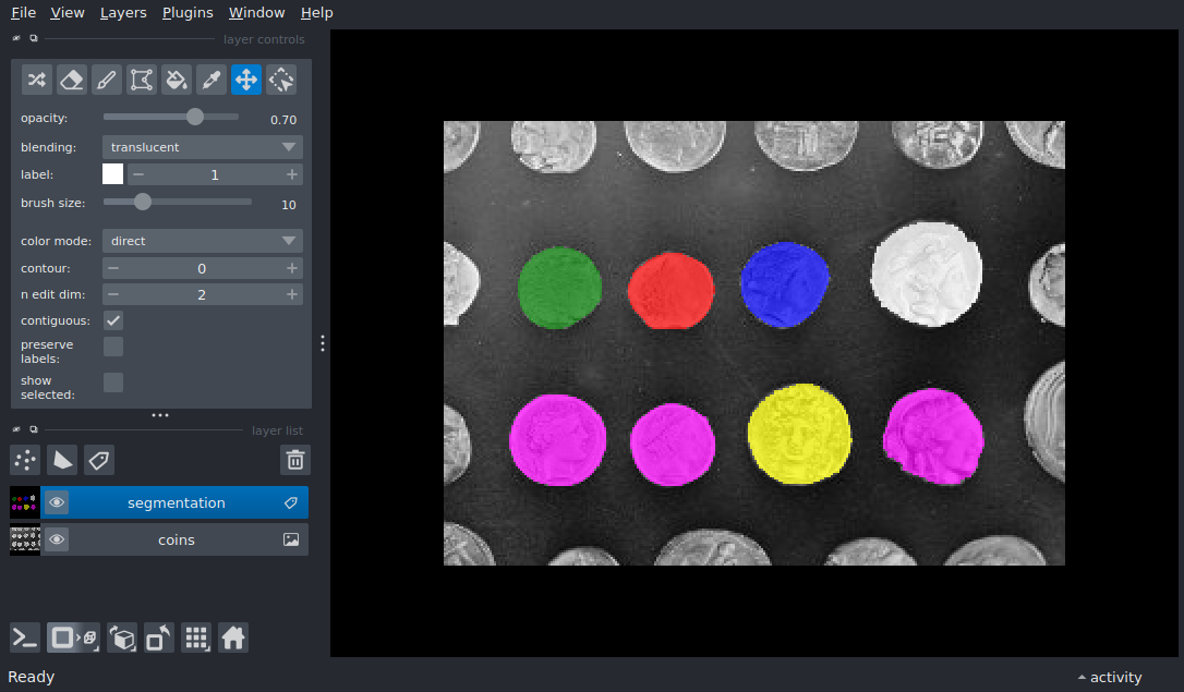 add labels with features