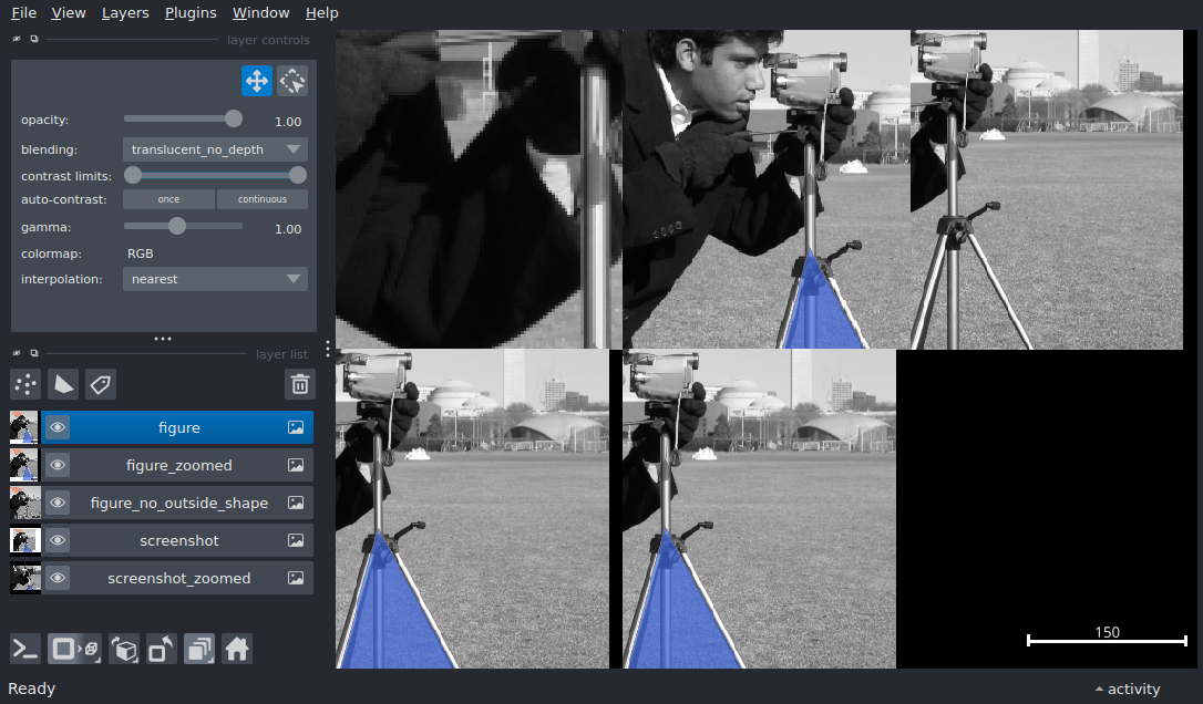 screenshot and export figure