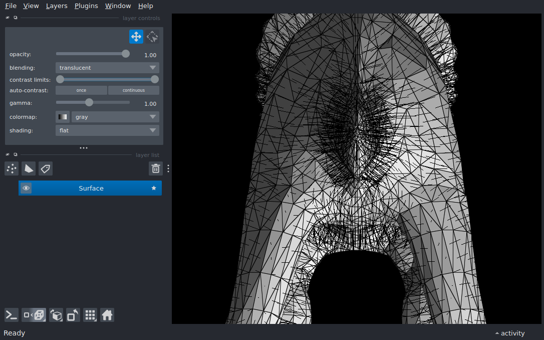 surface normals wireframe