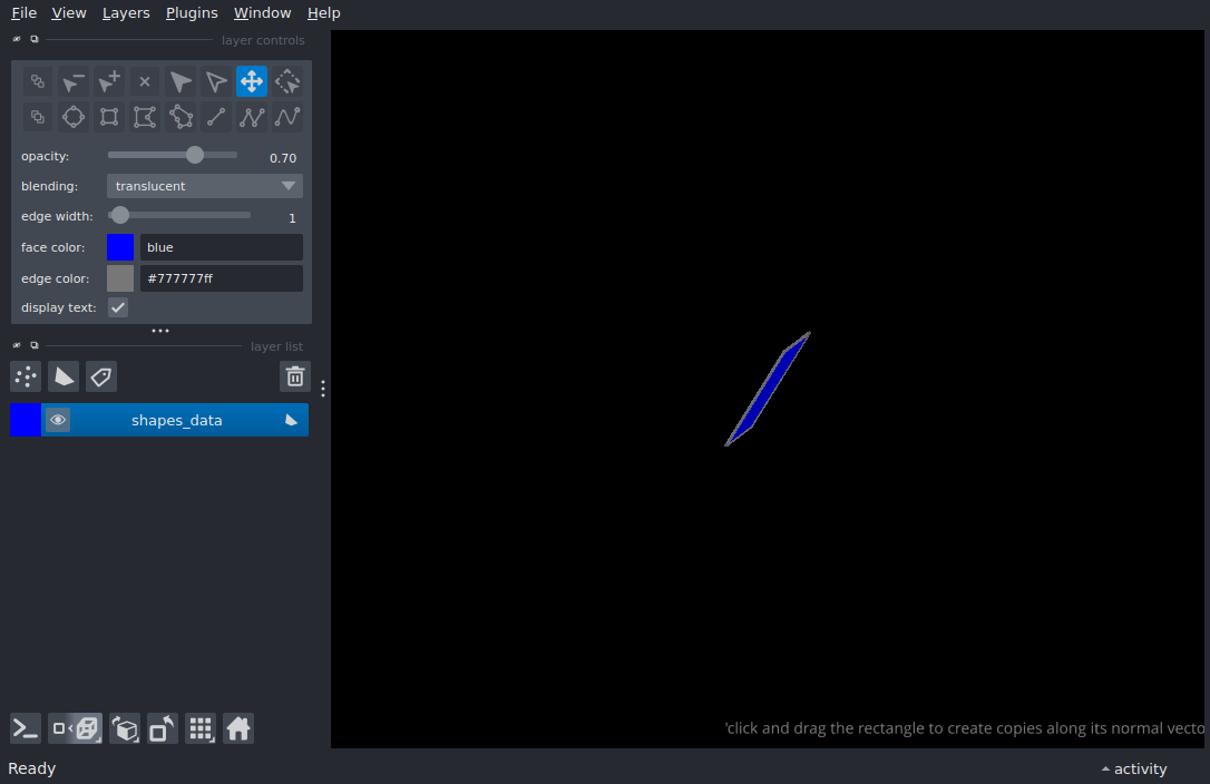 interactive move rectangle 3d