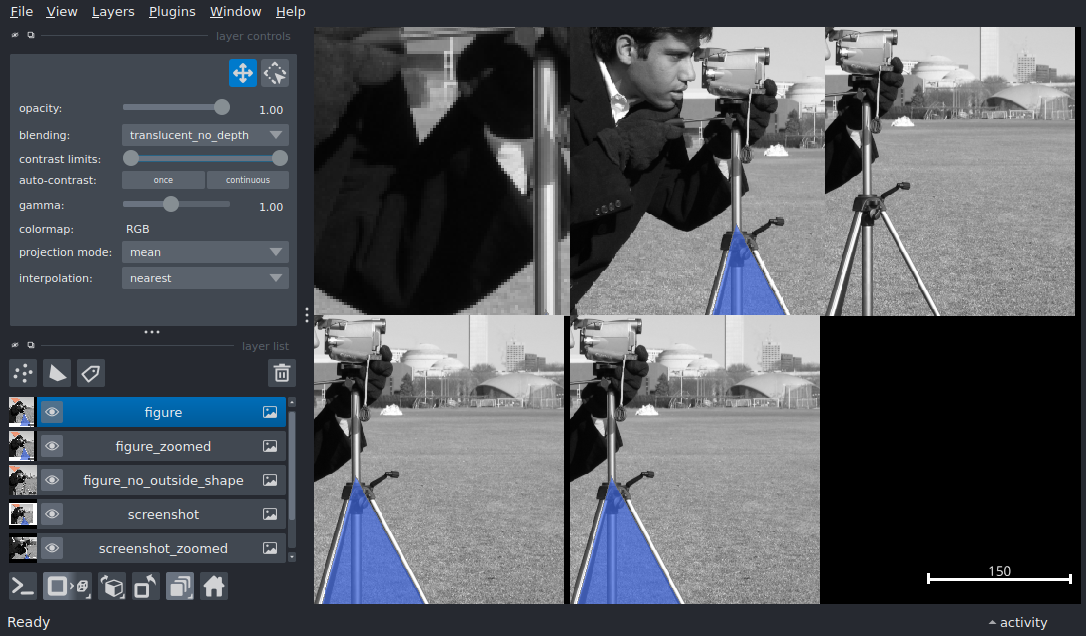 screenshot and export figure