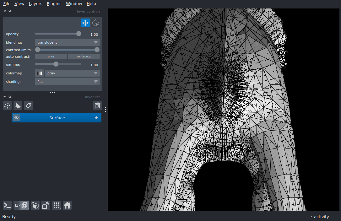surface normals wireframe