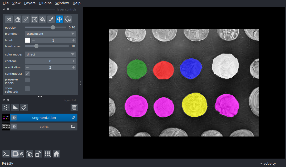 add labels with features
