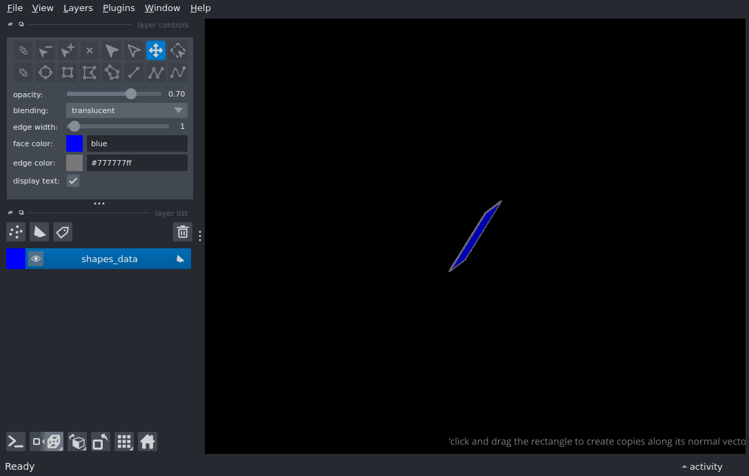 interactive move rectangle 3d