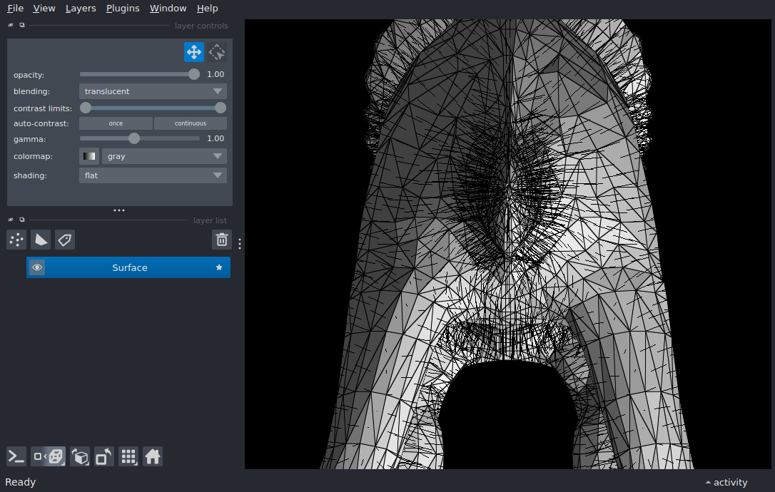 surface normals wireframe