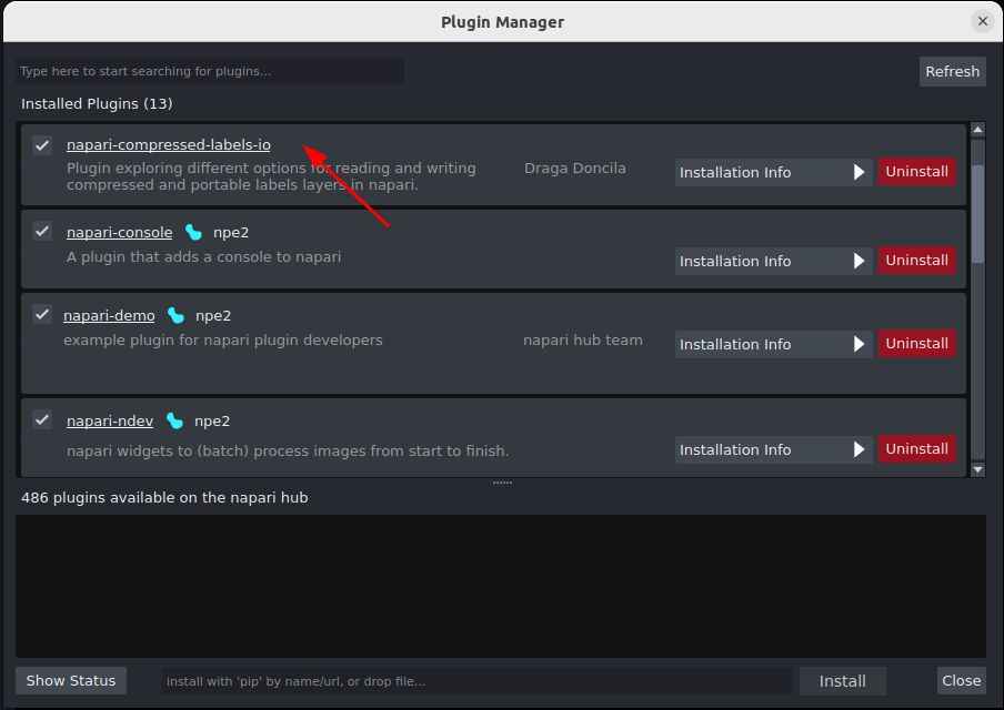 Native npe1 plugin with no tag