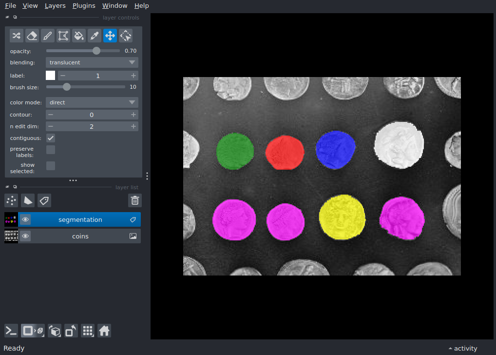 add labels with features