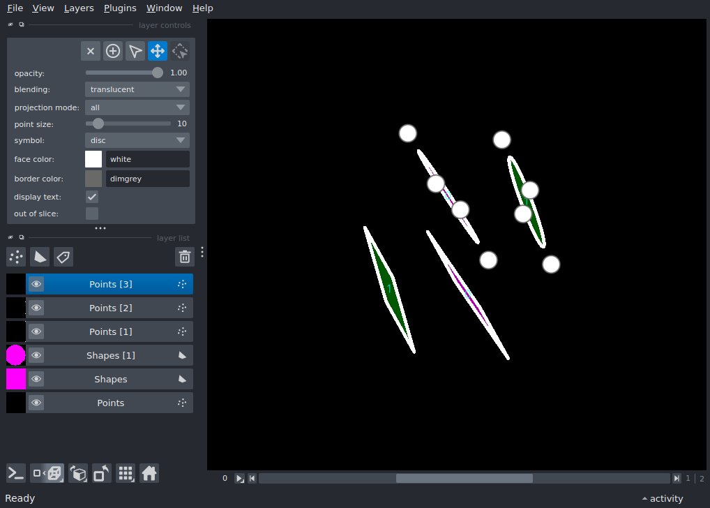 add points on nD shapes