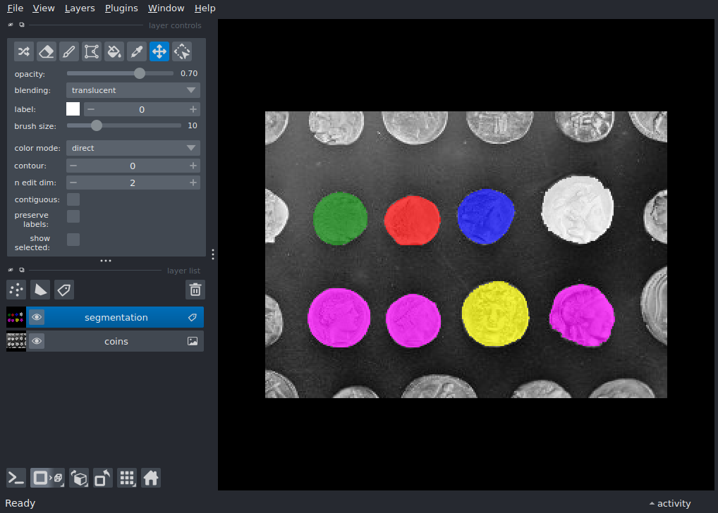 add labels with features