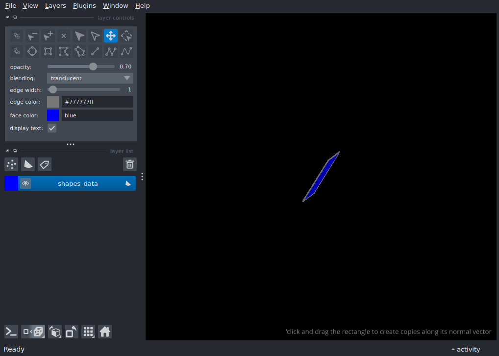 interactive move rectangle 3d