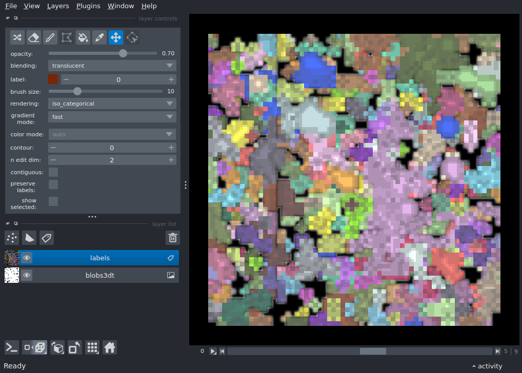 mixed dimensions labels