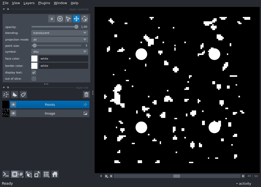 nD points with features