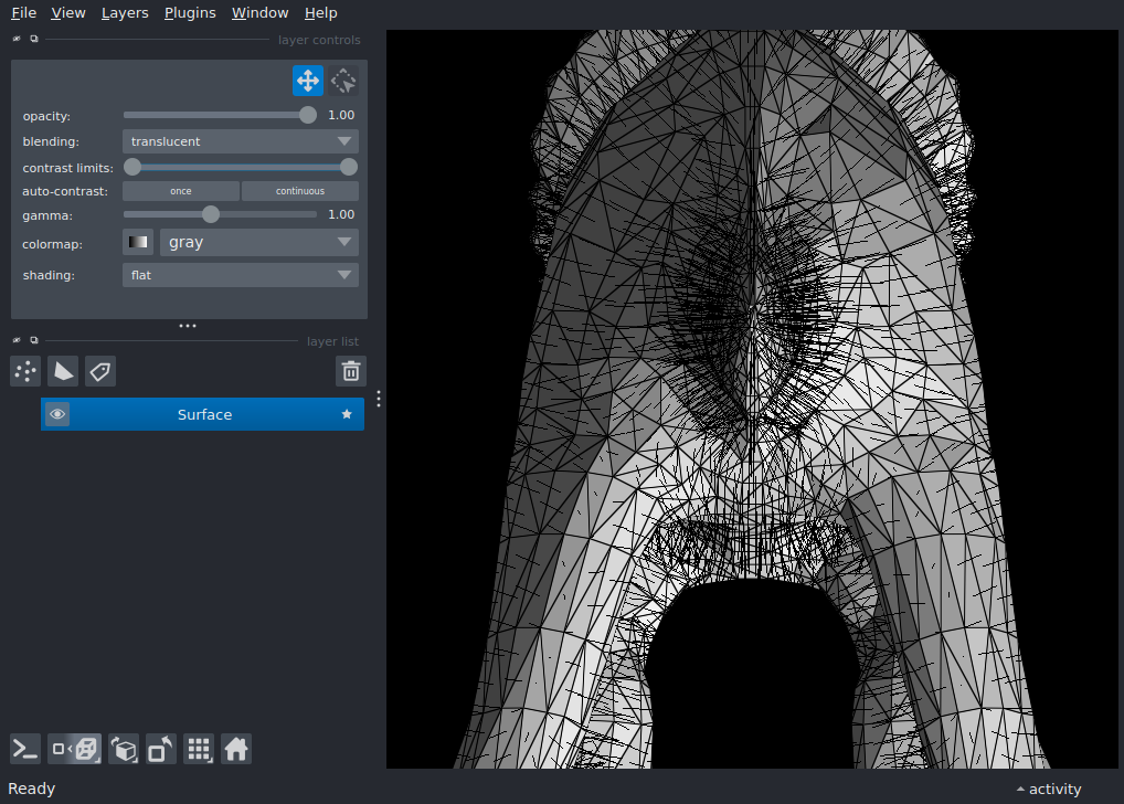 surface normals wireframe