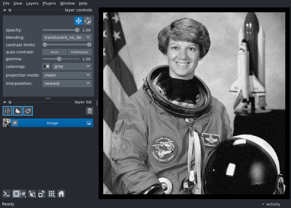 add grayscale image