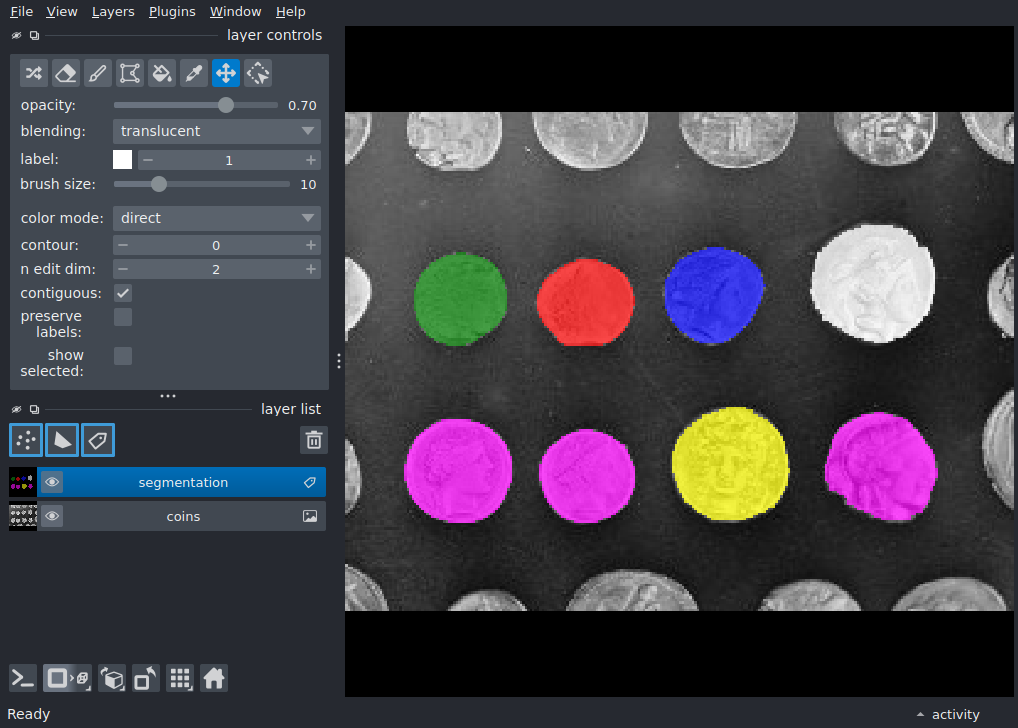 add labels with features