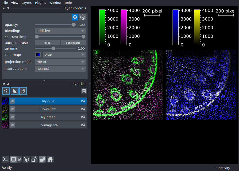 colorbar tiling