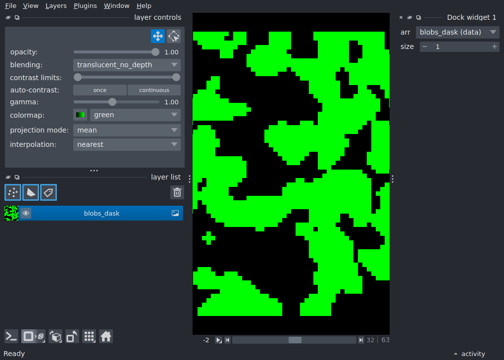 dynamic projections dask