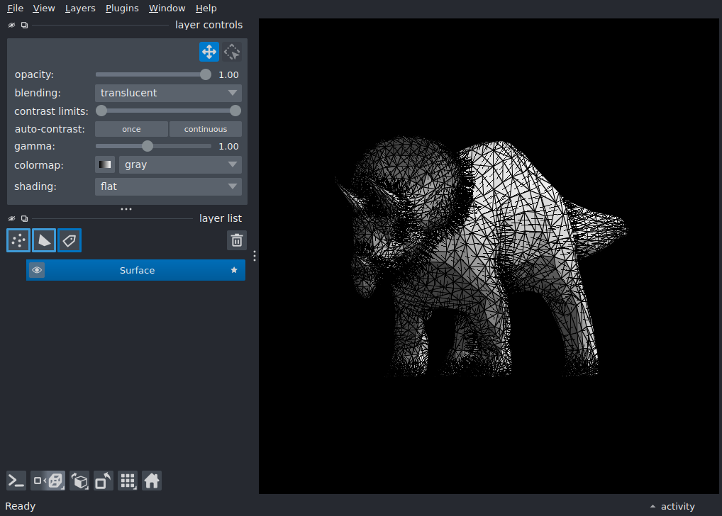 surface normals wireframe