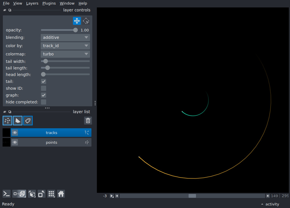 tracks 3d with graph