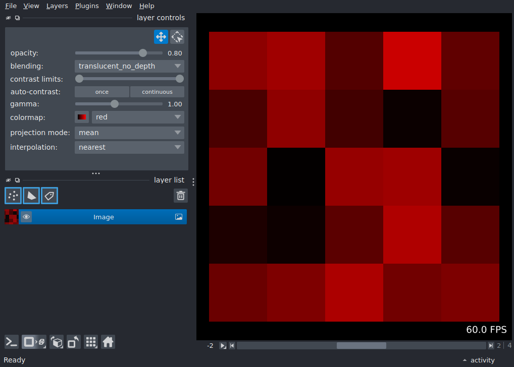 viewer fps label