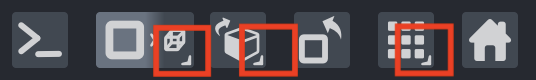 buttons with right click indicators