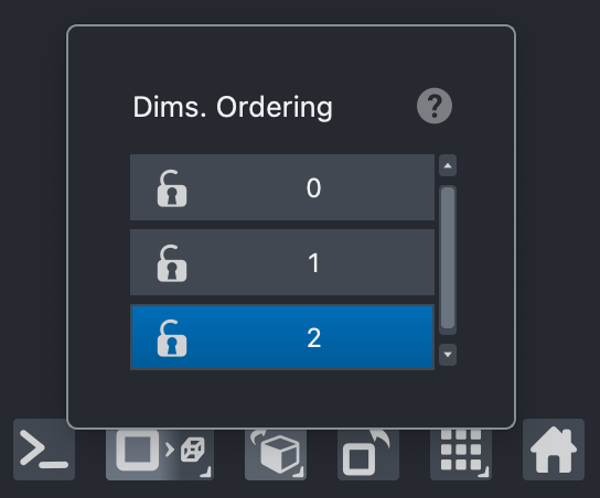 Dims ordering